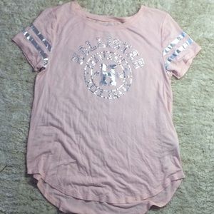 Light pink hollister co t shirt for girls